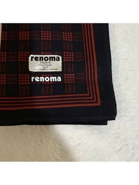 Black and Red Pocket Square